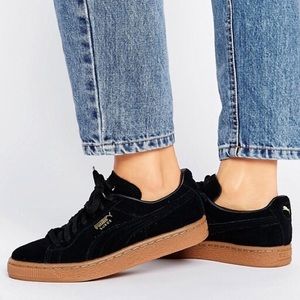 puma suede gum sole mens